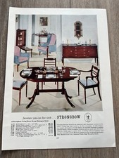 large colour double advert 1962 . strongbow furniture and jackson cookers