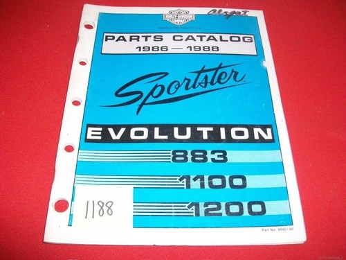 Factory issued 1986 harley - 1986-88,