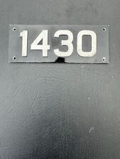 1973 Bristol Omnibus Leyland National JHU864L 1430 Bus Fleet Number Plate Badge