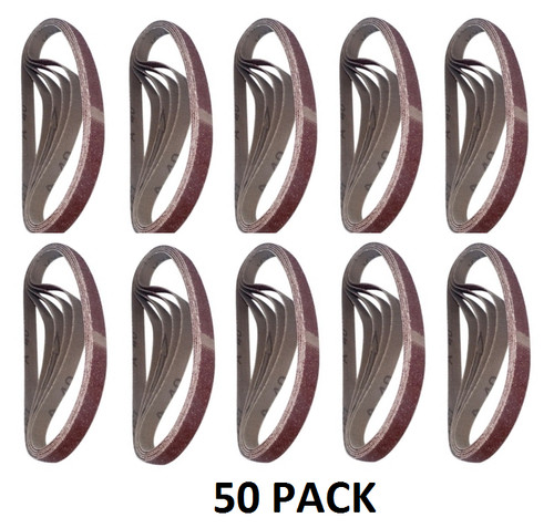 Grit sanding belts - 50,