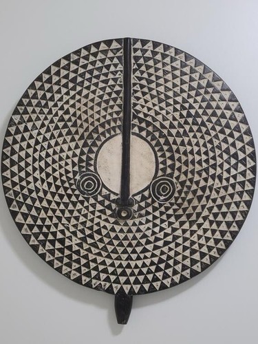 African wood shield decoration