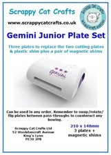 Plate Set for Gemini Junior by Scrappy Cat Crafts PLUS Magnetic Mats