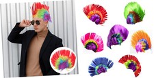 2x Mohawk Wig Mohican Funny