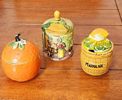 Vintage ceramic jam - vintage,