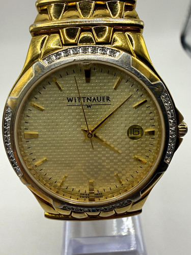 Wittnauer gold tone wristwatch - wittnauer, gold-tone