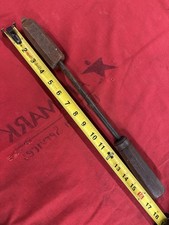 LARGE OLD ANTIQUE COPPER SOLDERING IRON - PLUMBER TINSMITH ROOFER TINKER OLD #2