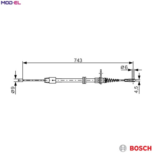 Cable pull parking - cable, 1