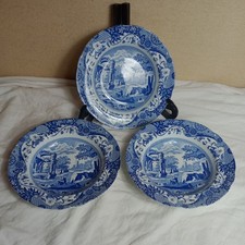 3 x SPODE Blue Italian pasta