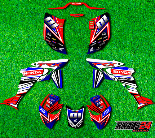 Honda trx 450r 450er graphics - honda,