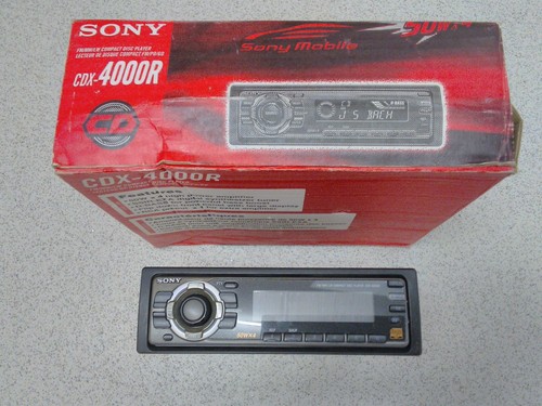 Classic sony car stereo - cd,