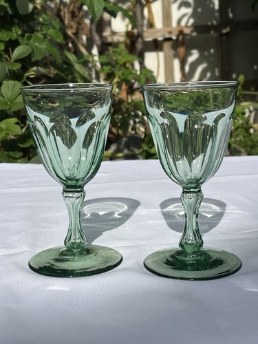 Pair georgian glasses - a,