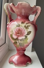 Vintage Porcelain Vase Pink
