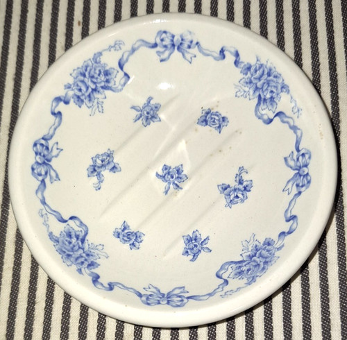 Vtg laura ashley blue white - &,