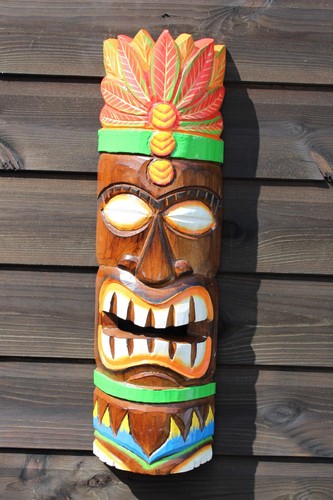 Stunning tiki mask 50cm - tiki,
