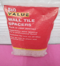 B&Q TILE SPACERS  WALL TILE - FINE GAPS -  BUILDERS TILES JOBS - STOCK CLEARANCE