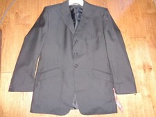 Mears Pytchley lightweight mens black wool show jacket size 44" new with tags
