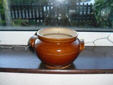 Vintage Rustic Saltglazed Stoneware Earthenware Jar Pot Crock Kitchen Utensils