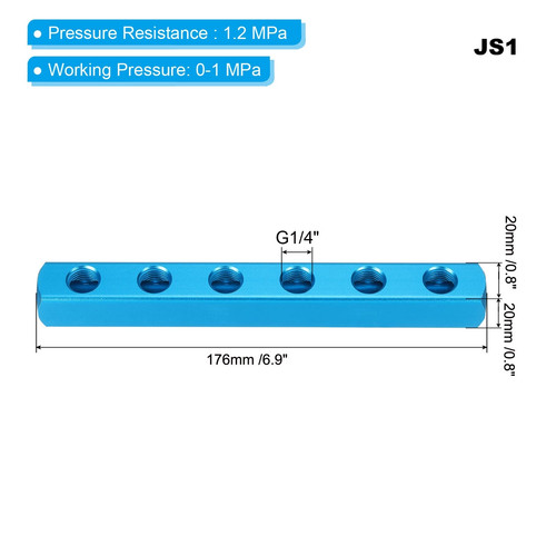 Way port air manifold - 6,