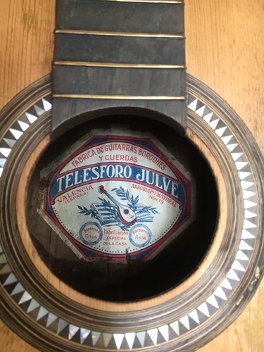 Telesforo julve guitar - julve,