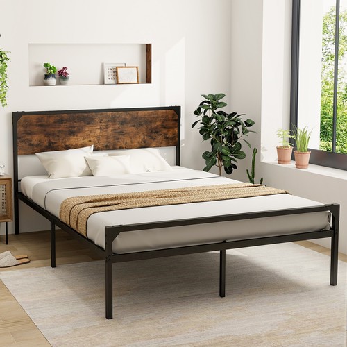 King size metal bed - king,