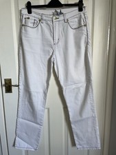 Ladies White Trousers Size 14