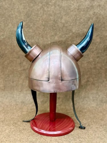 Visored viking helmet with - visored,