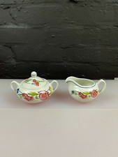 Wood and Sons Alpine Meadow Milk / Cream Jug 2.5" and Covered Sugar Bowl 47 Sets