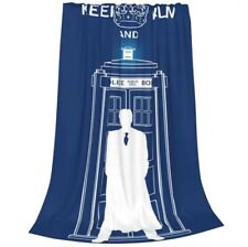 Doctor Who Keep Calm Blanket Throw Flannel For Sofa Bedroom 200 x 150cm