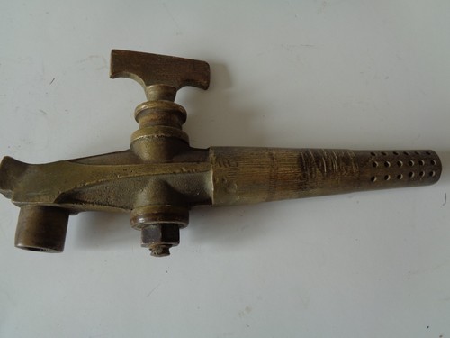 Vintage brass beer barrel tap - brass,