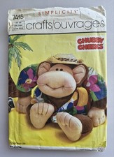 Waikiki Willie UNCUT Vintage Simplicity Toy Sewing Pattern 7415 Chubby Cheeks