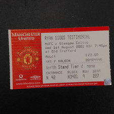 Ticket stub ryan giggs - ticket, stub-ryan