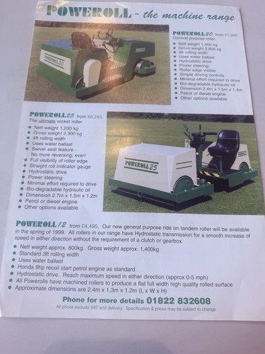 Power roll lawn - power,