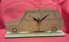 Wood effect mantel clock, Mini