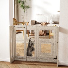 Tall Retractable Pet Gate Dog