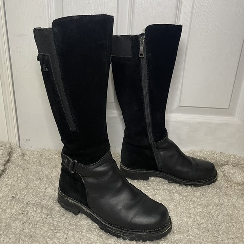 Pajar leather and suede - and,