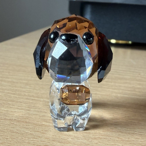 Swarovski crystal puppy bernie - swarovski,