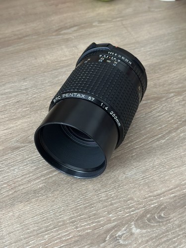 Pentax smc 200mm 4 lens - pentax, 67,