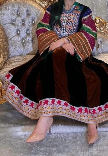 Afghan dress handmade afghani - afghan,
