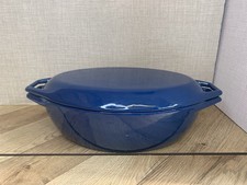 Blue Enamel and Cast Iron