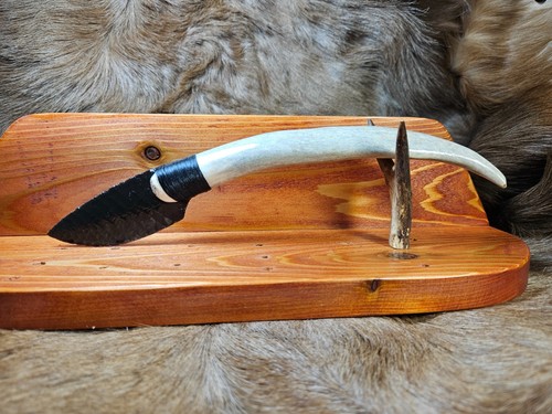 Big obsidian tine knife artist - big,
