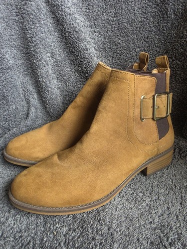 Women brown faux - faux, suede