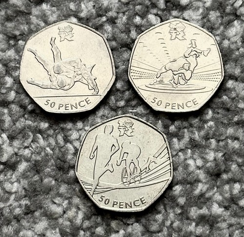 2011 london olympics 50p - london, fifty