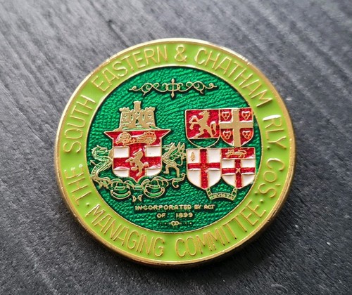 Vintage railway staff badge - vintage,