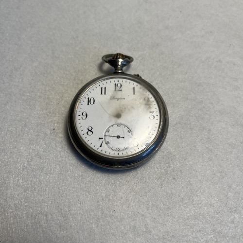 Longines antique white metal - longines,