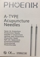 Phoenix Acupuncture needles with tube (100 /Box)0.25x30mm, expired, display only