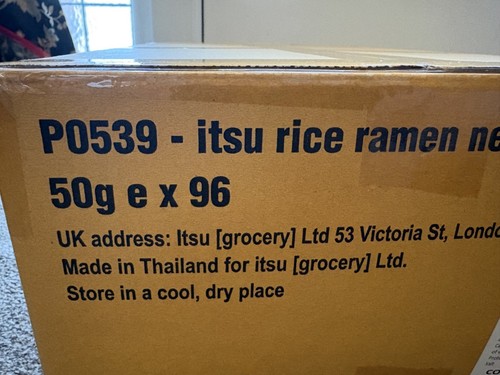 Itsu rice ramen - rice, nests