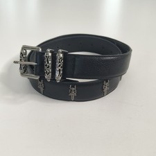 Chrome Hearts Style Dagger Buckle Belt 28-36" Waist 