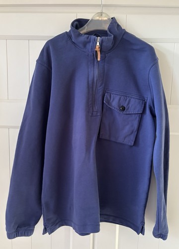 Albam quarter zip navy - zip,