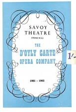 Oyly carte opera 1961 - d'oyly,