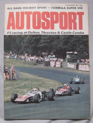 Autosport magazine september - magazine, 2